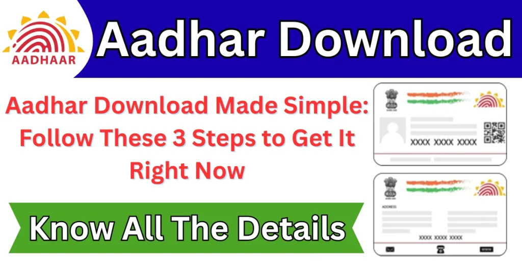 Aadhar Download